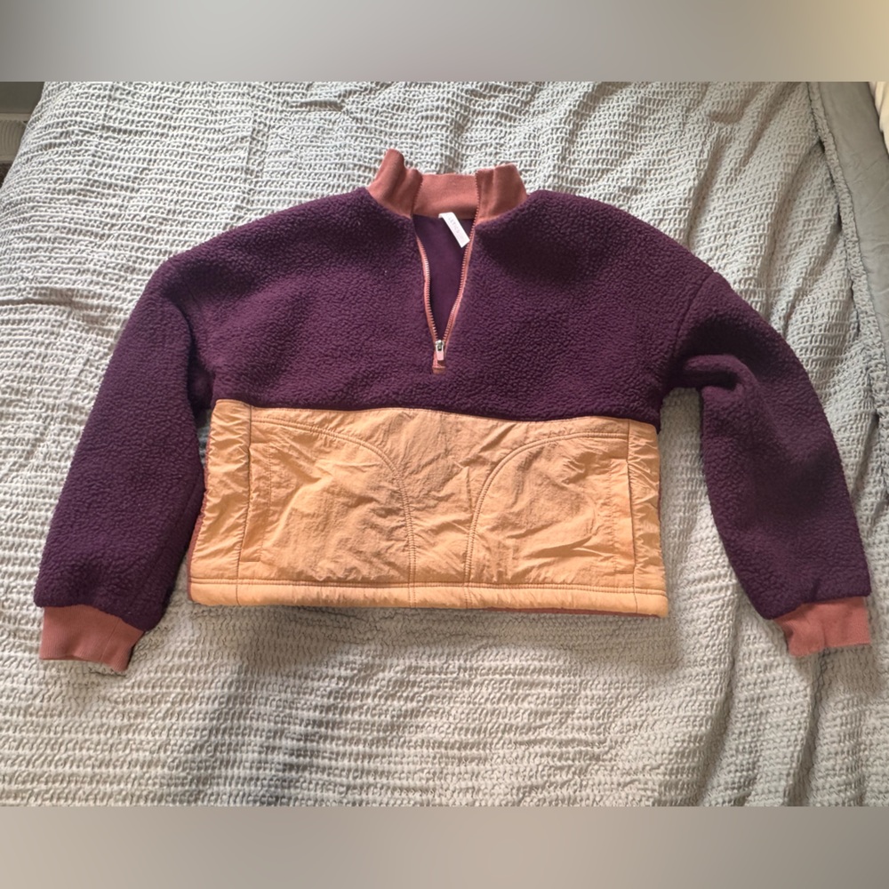 Fabletics Quarter Zip Sweater womens size small